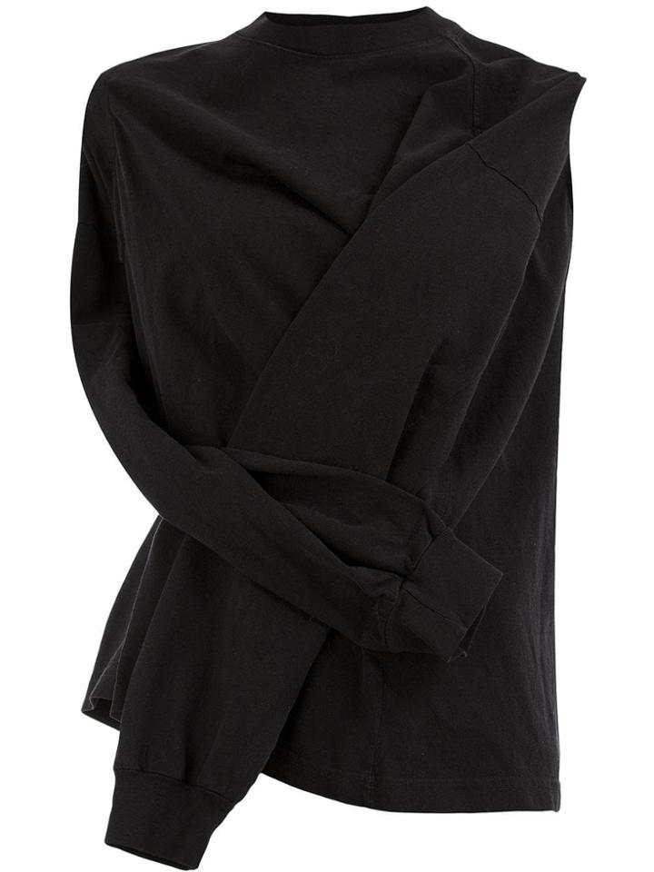 Aganovich Knot Detail Sweatshirt - Black