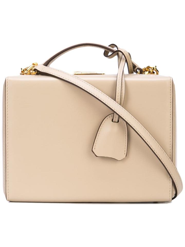 Mark Cross Mii Box Bag - Neutrals