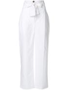 Semicouture Paperbag Trousers - White