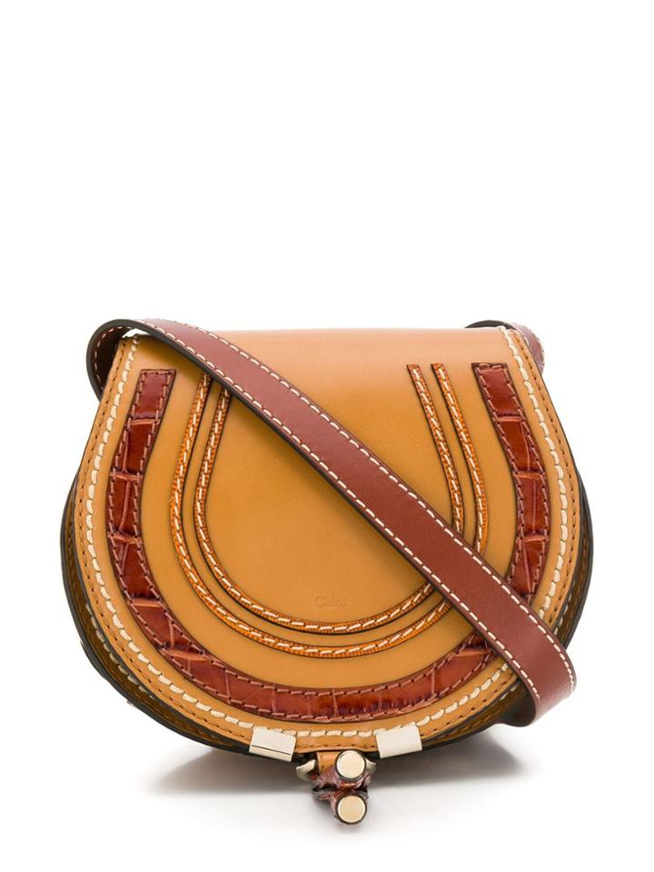 Chloé Saddle Cross Body Bag - Brown
