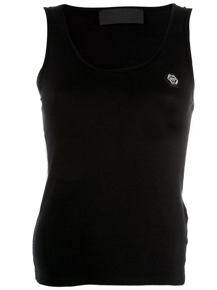 Philipp Plein Logo Tank Top - Black