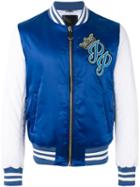 Philipp Plein - 'plein King' Bomver - Men - Nylon/polyester - M, Blue, Nylon/polyester