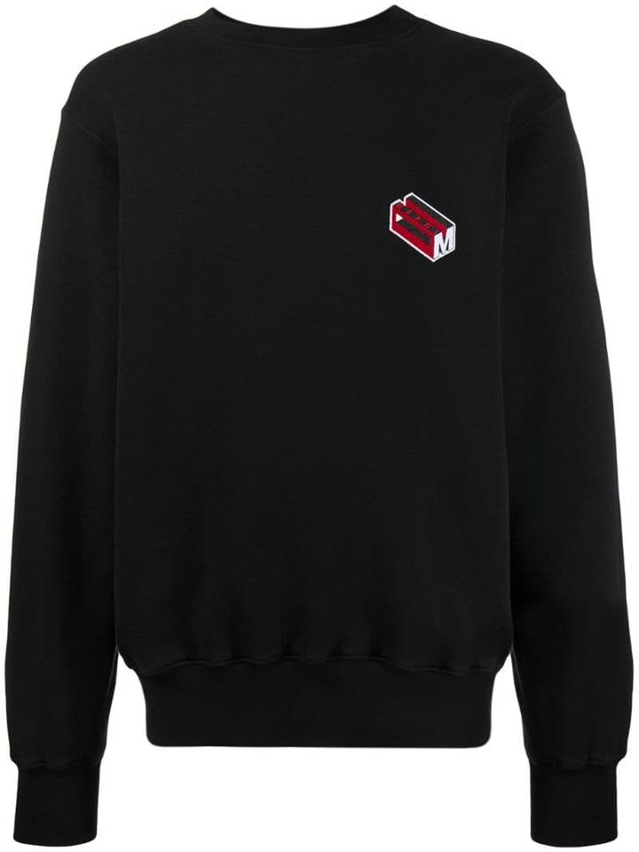 Marni Logo Embroidered Sweatshirt - Black