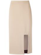 Gloria Coelho Cut Out Skirt - Nude & Neutrals