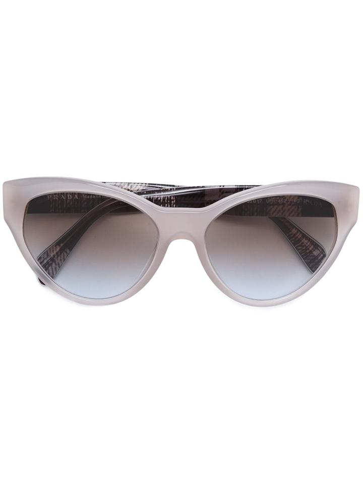 Prada Eyewear 'cateye' Sunglasses - Grey