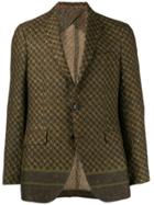 Etro Embroidered Fitted Blazer - Green
