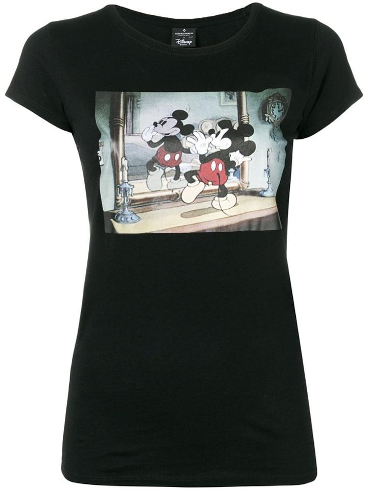 Marcelo Burlon County Of Milan Mickey Mouse Print T-shirt - Black