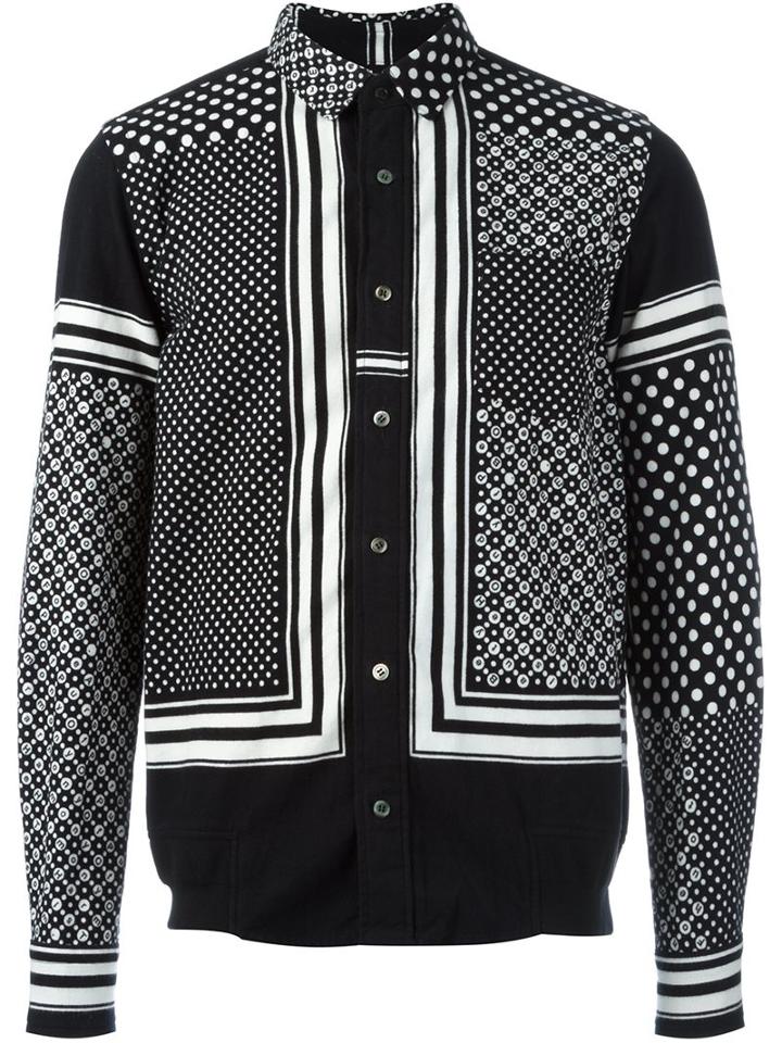 Sacai Scarf Print Shirt