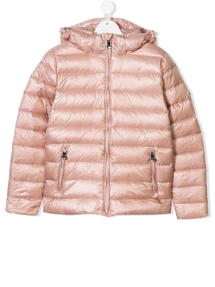 Pyrenex Kids Teen Hooded Padded Jacket - Pink