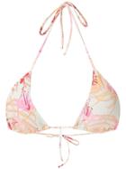 Clube Bossa Chapin Printed Bikini Top - Neutrals