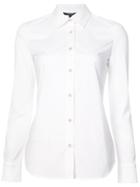 Derek Lam Edie Long Sleeve Shirt - White