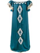 All Things Mochi Bardot Dress - Blue