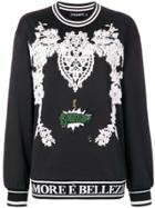 Dolce & Gabbana Queen Sweatshirt - Black
