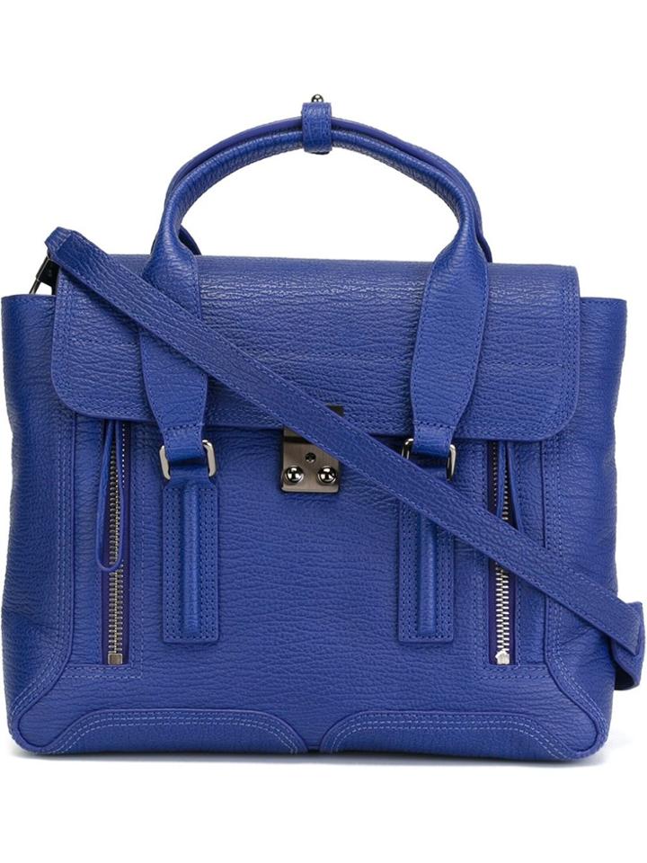 3.1 Phillip Lim Medium 'pashli' Satchel - Blue