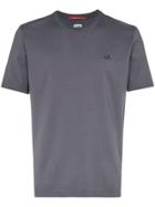 Cp Company Short Sleeved Cotton Logo T-shirt - Grey