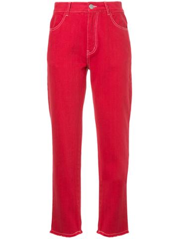 Vale Quartz Classic Jeans - Red