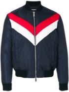 Dsquared2 - Contrast Bomber Jacket - Men - Nylon - 48, White, Nylon