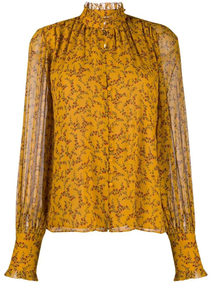 Jonathan Simkhai Floral Print Shirt - Yellow