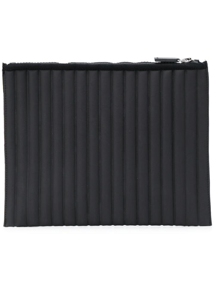 No Ka' Oi Chocolate Bar Quilted Clutch - Black