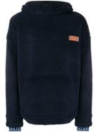 Napa Silver Fleece Hoodie - Blue