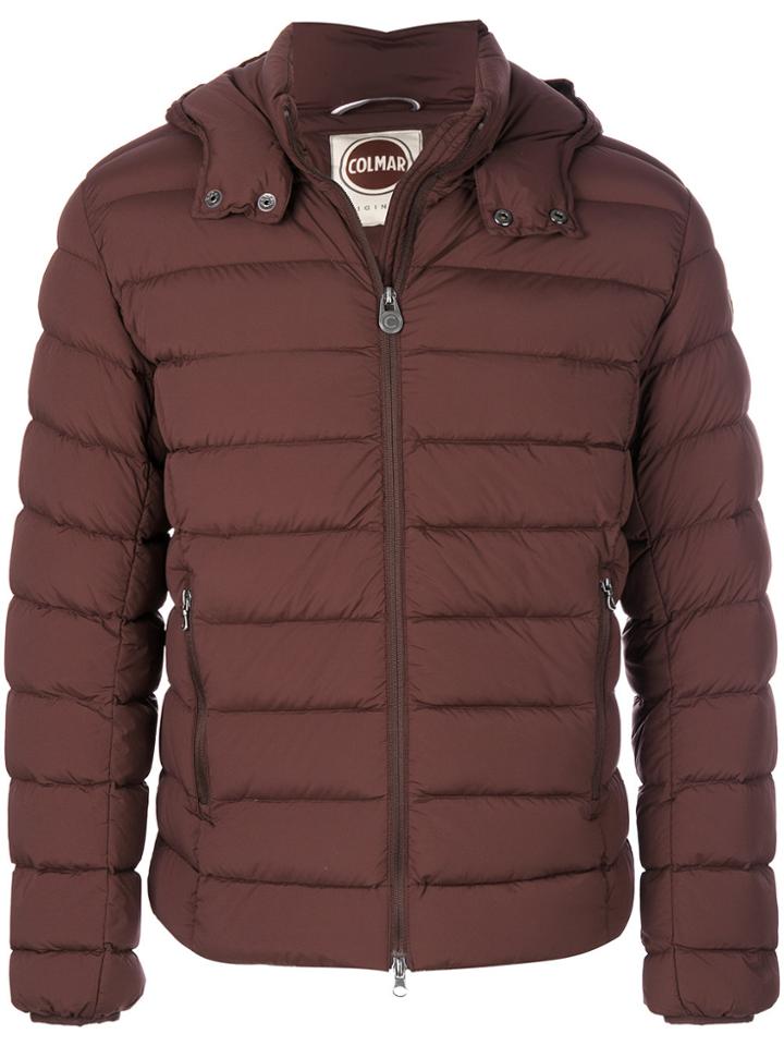Colmar Hooded Down Jacket - Red