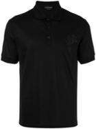 Alexander Mcqueen - Classic Fitted Polo Top - Men - Silk/cotton/polyester - S, Black, Silk/cotton/polyester