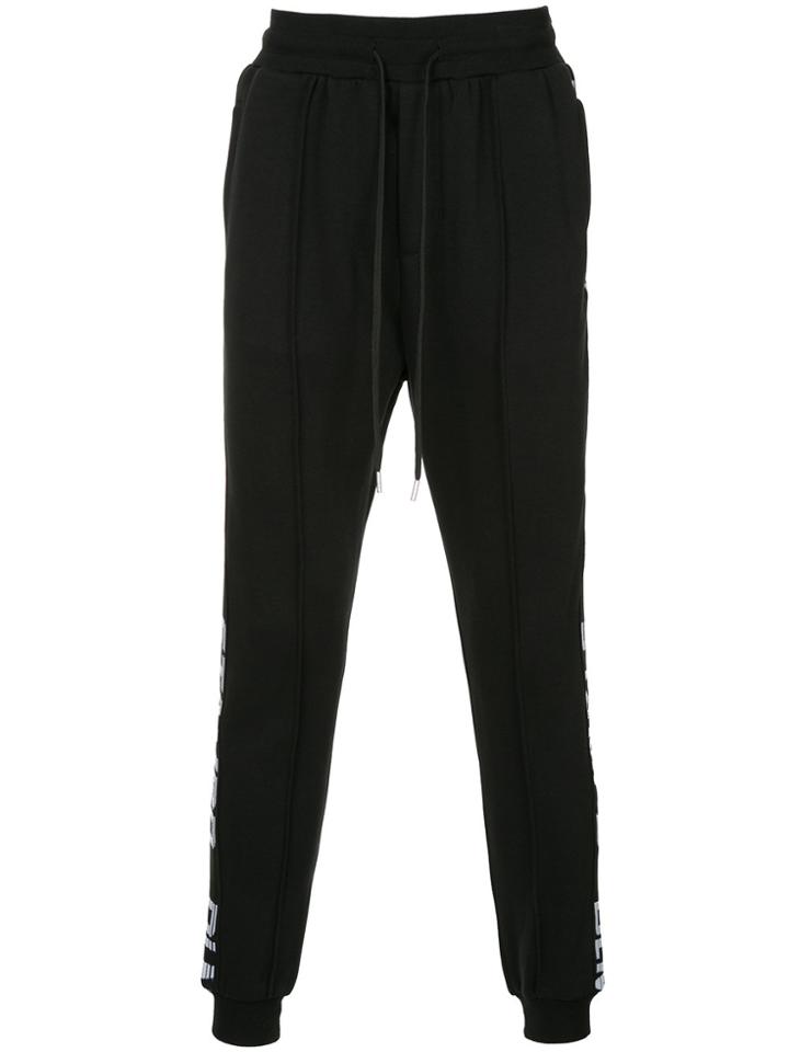 Stampd Logo Side Panel Track Pants - Black