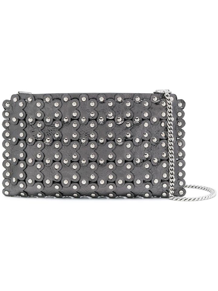 Red Valentino Flower Puzzle Crossbody Bag - Metallic