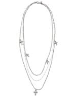 Emanuele Bicocchi Cross Pendant Chain Necklace