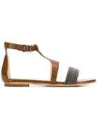 Fabiana Filippi T-bar Sandals - Brown