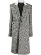 Haider Ackermann Chapman Woven-print Coat - Black