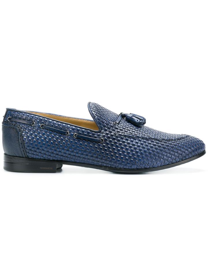 Brimarts Woven Tassel Loafers - Blue