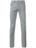 Diesel Black Gold Tapered Trousers, Men's, Size: 31, Grey, Cotton/polyester/spandex/elastane