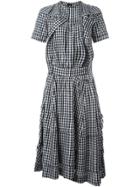 Comme Des Garçons Vintage Gingham Check Dress - Black