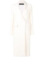 Isabel Benenato Classic Coat - White
