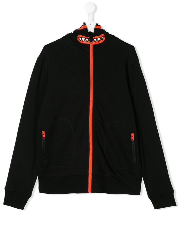 Stella Mccartney Kids Teen Halloween Zip Hoodie - Black