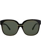 Linda Farrow 651 C1 Oversized Sunglasses - Black