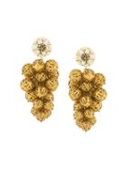 Dolce & Gabbana Sphere Cluster Clip-on Earrings, Women's, Metallic