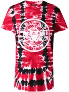 Balmain Tie-dye Logo T-shirt - Red