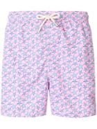 Mc2 Saint Barth Starfish Swim Shorts - Pink & Purple