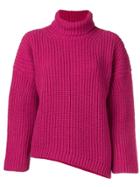 Department 5 Chunky Knit Sweater - Pink & Purple