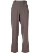 Hermès Pre-owned Straight-leg Trousers - Brown