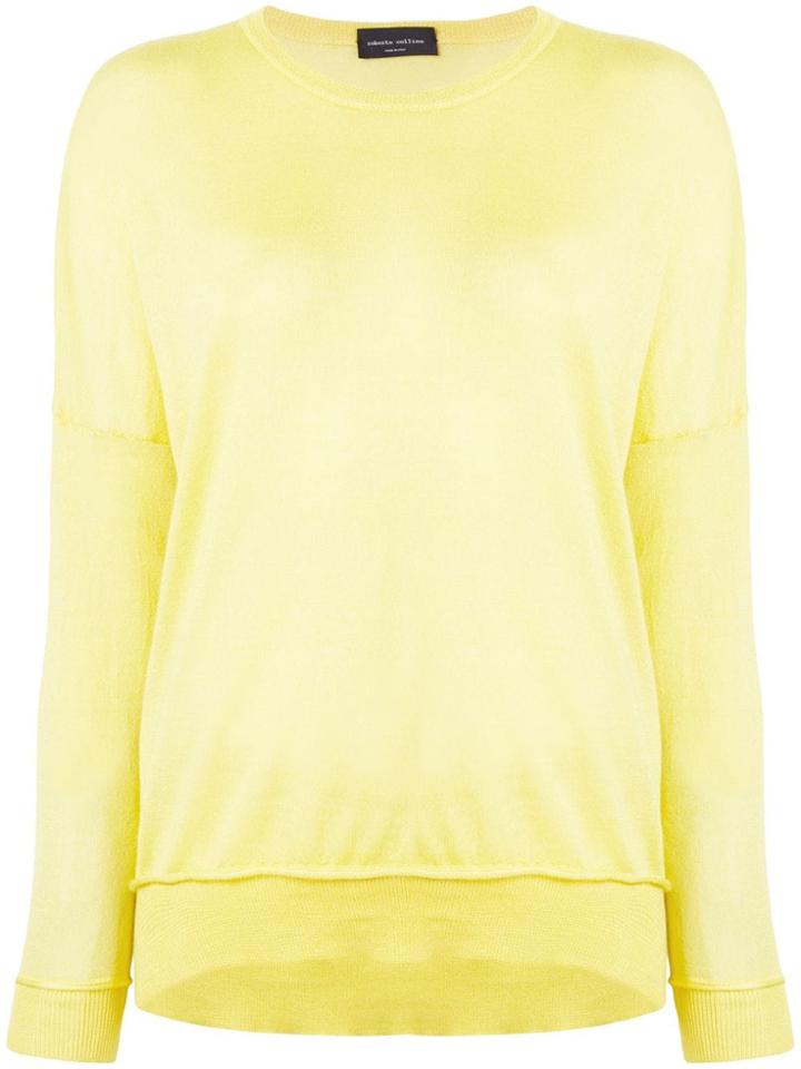 Roberto Collina Dropped Shoulder Jumper - Yellow