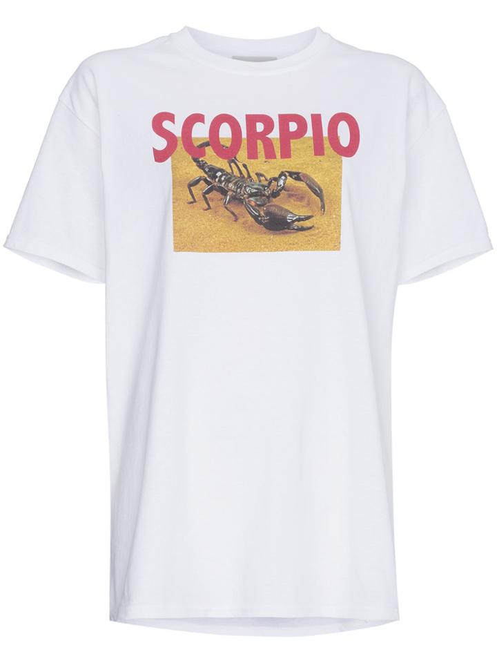 Beau Souci Scorpio Print T Shirt - White