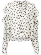 Isabel Marant Libel Ruffle Blouse - White