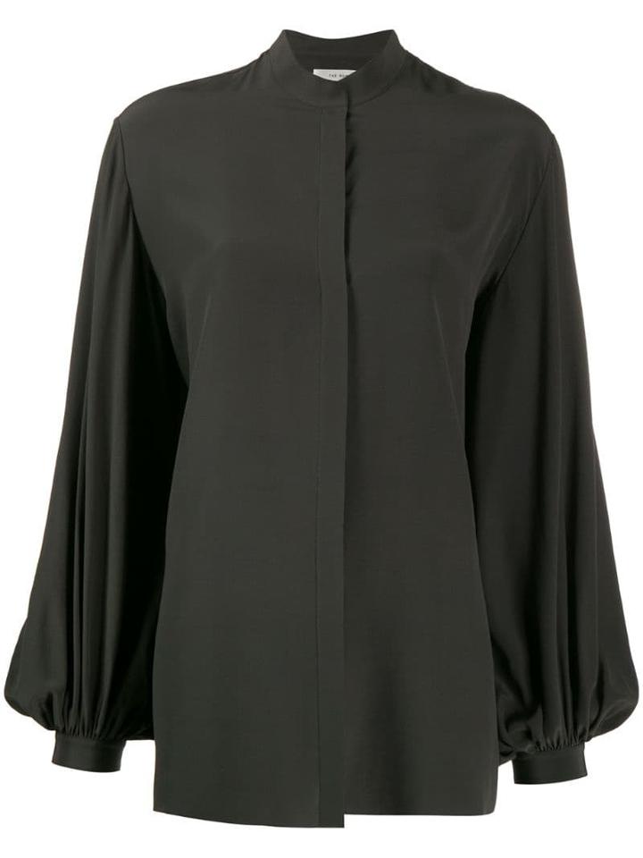 The Row Concealed Front Shirt - Green