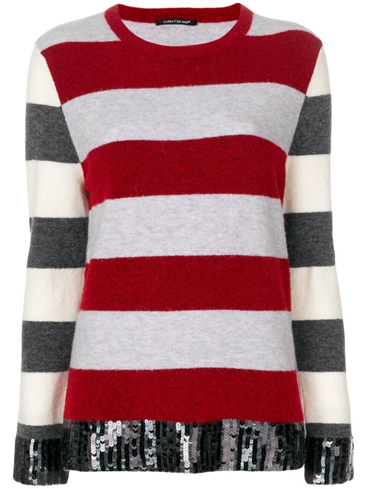 Luisa Cerano Striped Jumper - Multicolour