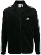 Adidas Ribbed Design Sports Jacket - Black