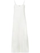 Y's Adjustable Strap Jumpsuit - White