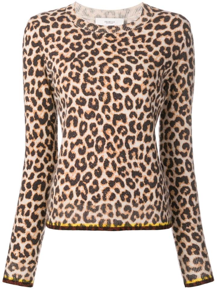 Pringle Of Scotland Leopard Print Jumper - Black